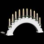 Arco de Velas de Navidad con 10 Velas LED 47 x 5 x 29 cm