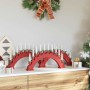 Arco de Velas de Navidad con 10 Velas LED 3 pcs Rojo