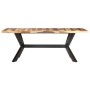 Esstisch aus Massivholz mit Honig-Finish, 200 x 100 x 75 cm von vidaXL, Küchen- und Esstische - Ref: Foro24-321549, Preis: 47...