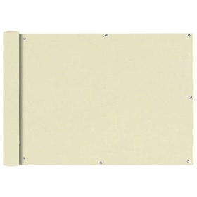 Toldo para balcón tela oxford 75x600 cm crema Toldo para balcón tela oxford 75x600 cm crema