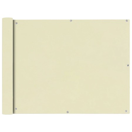 Toldo para balcón tela oxford 90x400 cm crema