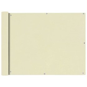 Toldo para balcón tela oxford 90x600 cm crema Toldo para balcón tela oxford 90x600 cm crema