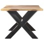 Esstisch aus Massivholz mit Honig-Finish, 200 x 100 x 75 cm von vidaXL, Küchen- und Esstische - Ref: Foro24-321549, Preis: 47...