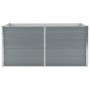 Jardinera elevada 160x80x77 cm acero galvanizado gris en Maceteros y jardineras | Comprar online en Foro24