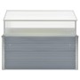Invernadero 100x100x85 cm acero galvanizado gris en Maceteros y jardineras | Comprar online en Foro24