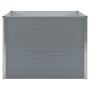 Jardinera elevada 100x100x77 cm acero galvanizado gris