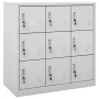 Locker cabinets 5 units of light gray steel 90x45x92.5 cm by vidaXL, Lockers and storage cabinets - Ref: Foro24-3095243, Pric...