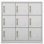 Locker cabinets 5 units of light gray steel 90x45x92.5 cm by vidaXL, Lockers and storage cabinets - Ref: Foro24-3095243, Pric...