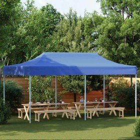 Carpa pleglable Pop-up 3x6 m azul