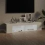 TV cabinet with white LED lights 135x39x30 cm by vidaXL, TV Furniture - Ref: Foro24-804229, Price: 77,32 €, Discount: %