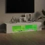 TV-Schrank mit weißen LED-Leuchten 135x39x30 cm von vidaXL, TV-Möbel - Ref: Foro24-804229, Preis: 76,13 €, Rabatt: %