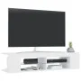 TV-Schrank mit weißen LED-Leuchten 135x39x30 cm von vidaXL, TV-Möbel - Ref: Foro24-804229, Preis: 76,13 €, Rabatt: %