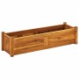 Arriate de madera de acacia 100x30x25 cm en Maceteros y jardineras | Comprar online en Foro24