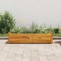 Arriate de madera de acacia 100x30x25 cm en Maceteros y jardineras | Comprar online en Foro24