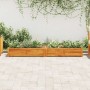 Arriate de madera de acacia 200x50x25 cm en Maceteros y jardineras | Comprar online en Foro24