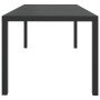 Mesa de jardín de aluminio y WPC negra 185x90x74 cm en Mesas de jardín | Comprar online en Foro24