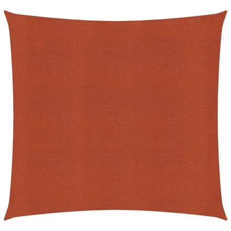 Terracotta sail awning HDPE 160 g/m² 6x6 m by vidaXL, Umbrellas - Ref: Foro24-311334, Price: 69,35 €, Discount: %