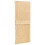 Puerta corredera con herrajes madera maciza de pino 100x210 cm de vidaXL, Puertas - Ref: Foro24-3057503, Precio: 242,63 €, De...