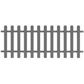 Valla de estacas de jardín de WPC 200x80 cm