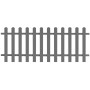 Valla de estacas de jardín de WPC 200x80 cm en Cercados con estacas | Comprar online en Foro24