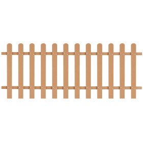 Valla de estacas de jardín de WPC 200x80 cm