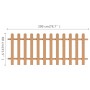Valla de estacas de jardín de WPC 200x80 cm