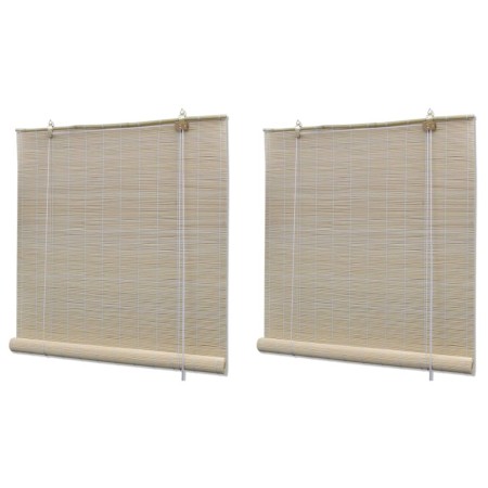 Rollo aus natürlichem Bambus, 2 Einheiten, 120 x 160 cm von vidaXL, Jalousien und Jalousien - Ref: Foro24-278742, Preis: 42,3...