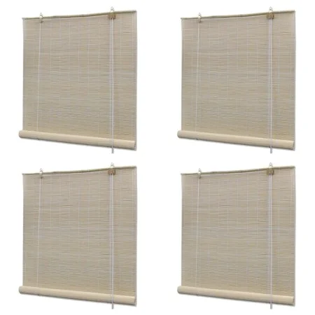 Rollo aus natürlichem Bambus 4 Einheiten 120x160 cm von vidaXL, Jalousien und Jalousien - Ref: Foro24-278743, Preis: 75,85 €,...
