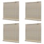 Rollo aus natürlichem Bambus 4 Einheiten 120x160 cm von vidaXL, Jalousien und Jalousien - Ref: Foro24-278743, Preis: 77,21 €,...