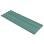 Panel para tejado acero galvanizado verde 12 unidades