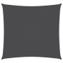 Toldo de vela cuadrado tela Oxford gris antracita 2x2 m