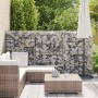 Muro de gaviones con cubiertas acero galvanizado 300x50x150 cm