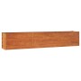 Arriate oxidado de acero corten 240x40x45 cm de vidaXL, Maceteros y jardineras - Ref: Foro24-151954, Precio: 77,05 €, Descuen...