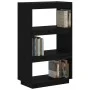 Black pine wood shelving/space divider 60x35x103 cm by vidaXL, Bookcases and shelves - Ref: Foro24-810868, Price: 74,34 €, Di...