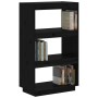 Regal/Raumteiler aus schwarzem Kiefernholz, 60 x 35 x 103 cm von vidaXL, Bücherregale und Regale - Ref: Foro24-810868, Preis:...