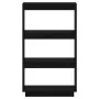 Black pine wood shelving/space divider 60x35x103 cm by vidaXL, Bookcases and shelves - Ref: Foro24-810868, Price: 74,34 €, Di...