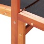 Silla de jardín con reposapiés madera de eucalipto y textilene de vidaXL, Sillas de jardín - Ref: Foro24-48702, Precio: 123,27 €