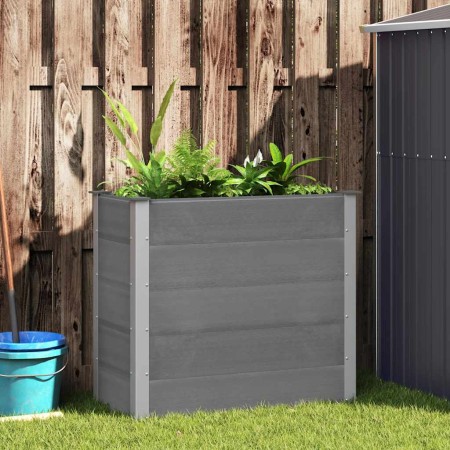 Arriate de WPC gris 100x50x91 cm en Maceteros y jardineras | Comprar online en Foro24