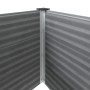 Arriate de WPC gris 100x100x54 cm