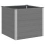 Arriate de WPC gris 100x100x91 cm en Maceteros y jardineras | Comprar online en Foro24