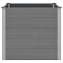 Arriate de WPC gris 100x100x91 cm en Maceteros y jardineras | Comprar online en Foro24