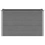 Arriate de WPC gris 150x50x91 cm en Maceteros y jardineras | Comprar online en Foro24