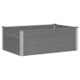 Arriate de WPC gris 150x100x54 cm