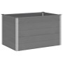 Arriate de WPC gris 150x100x91 cm