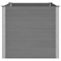 Arriate de WPC gris 150x100x91 cm