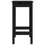Hocker 2 Stk. massives Kiefernholz schwarz 40x40x78 cm von vidaXL, Essstühle - Ref: Foro24-822141, Preis: 97,39 €, Rabatt: %