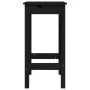 Hocker 2 Stk. massives Kiefernholz schwarz 40x40x78 cm von vidaXL, Essstühle - Ref: Foro24-822141, Preis: 83,73 €, Rabatt: %