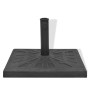 Base de sombrilla resina cuadrada negra 12 kg