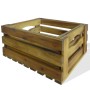 Caja de manzanas de jardín para plantar de madera de acacia en Maceteros y jardineras | Comprar online en Foro24