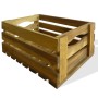 Caja de manzanas de jardín para plantar de madera de acacia en Maceteros y jardineras | Comprar online en Foro24